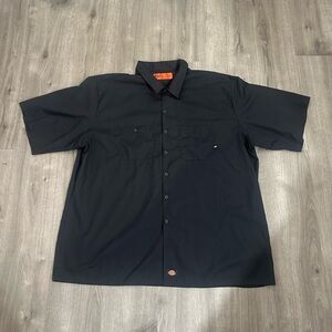 Dickies Black Button Shirt
